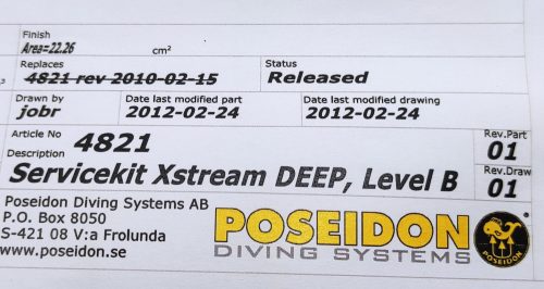 Xstream Deep 4790 1st stage kit