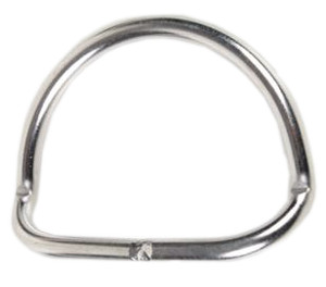 Dirzone D-ring SS 50 mm bent 45°