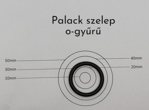 Palack szelep o-gyűrű