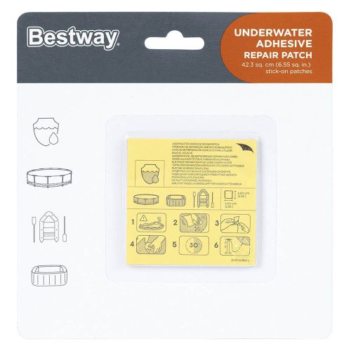 Bestway vízalatti javító folt 6,5 x 6,5 cm