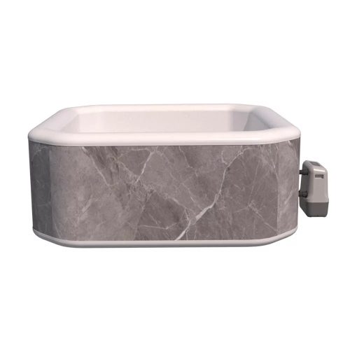 Avenli Philly gray marble pattern inflatable jacuzzi, 210 × 210 × 70 cm, 1300 l, WiFi