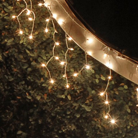 Outdoor extendable icicle string, Warm white, 101 LEDs, 3 x 0.4 m