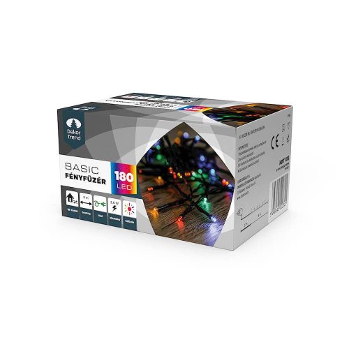 Dekortrend Outdoor LED String Lights with 180 COLORED LEDs