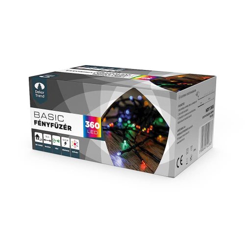 Dekortrend Outdoor LED String Lights with 360 COLORED LEDs