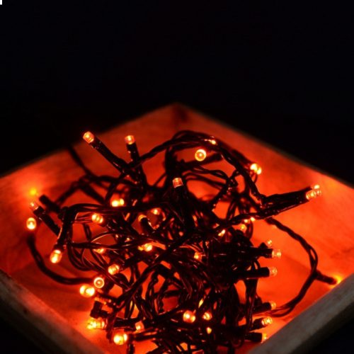 Controlled LED string light - red 9 m, 176 LEDs